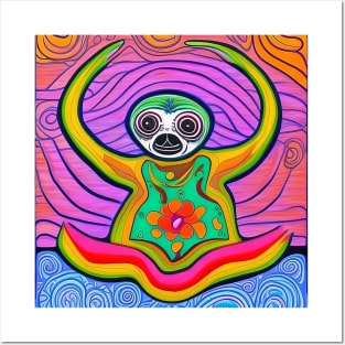 Ivan the Trippy Guru Sloth Posters and Art